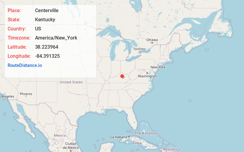 Map of Centerville