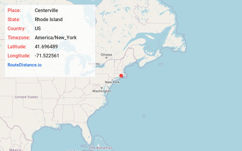 Map of Centerville