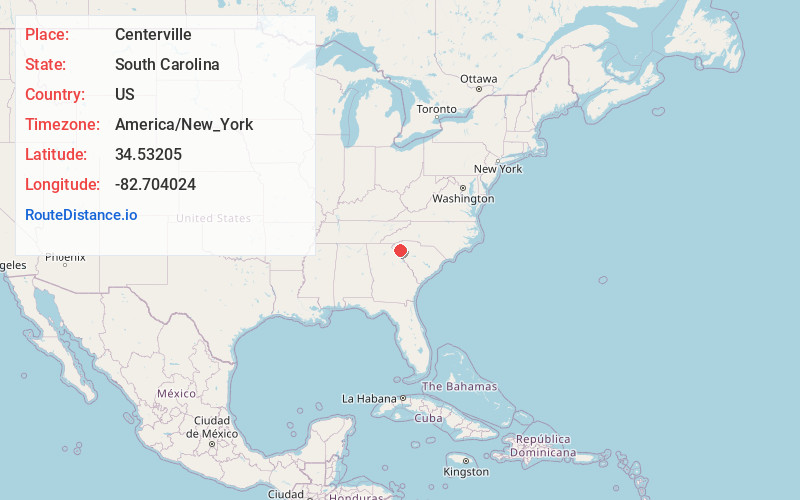 Map of Centerville
