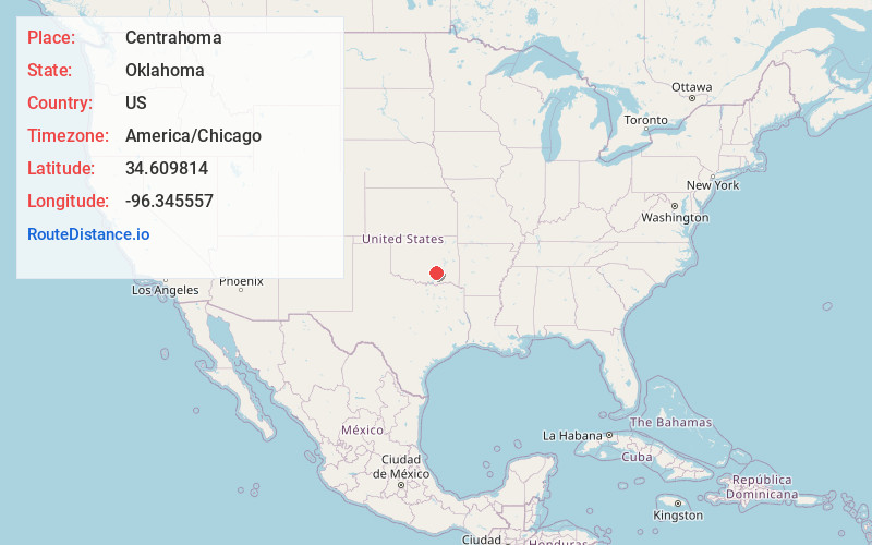 Map of Centrahoma