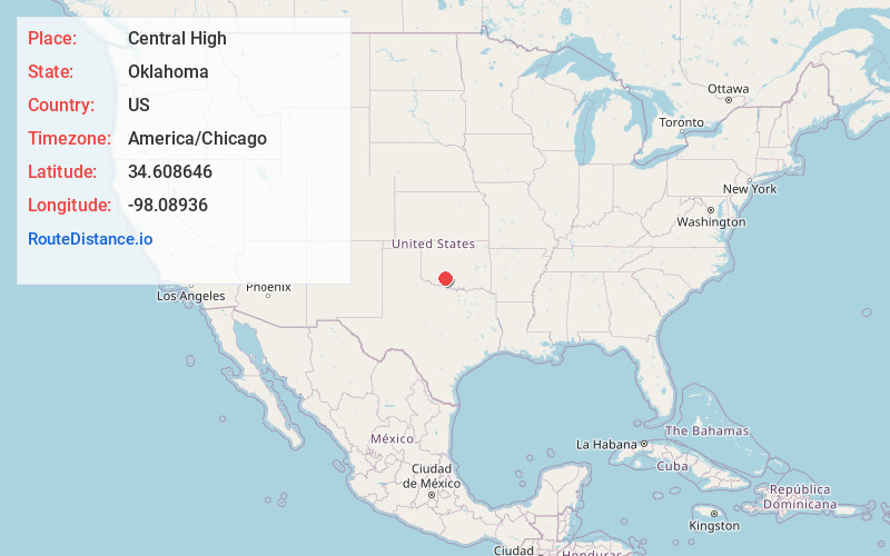 Map of Central High