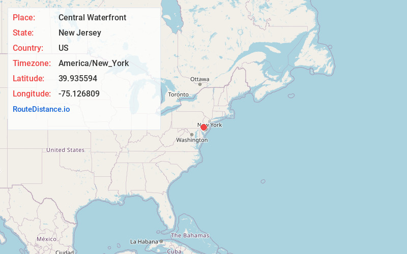 Map of Central Waterfront