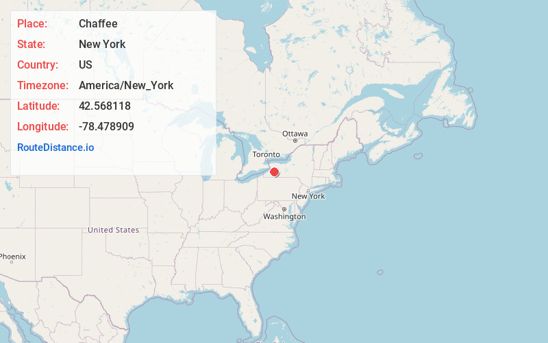 Map of Chaffee