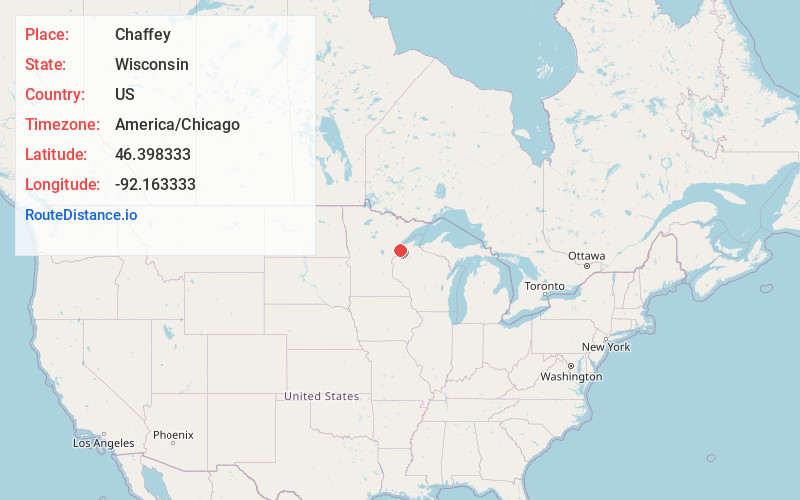 Map of Chaffey
