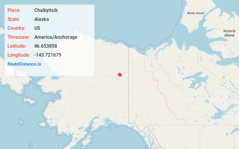 Map of Chalkyitsik