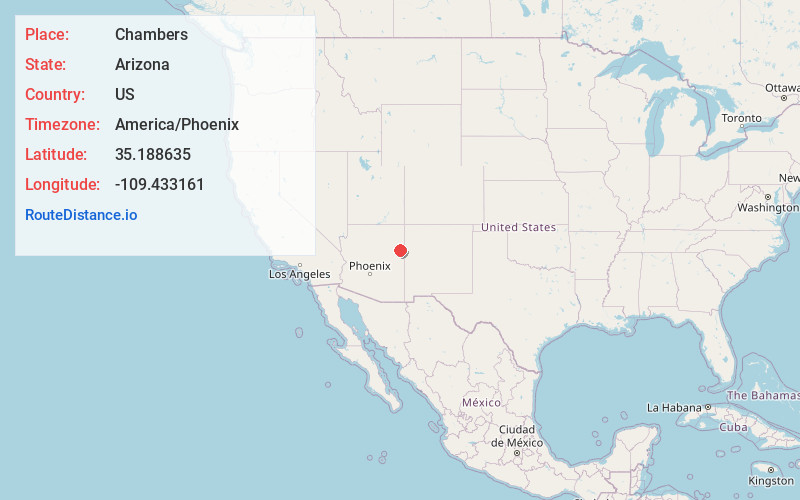 Map of Chambers