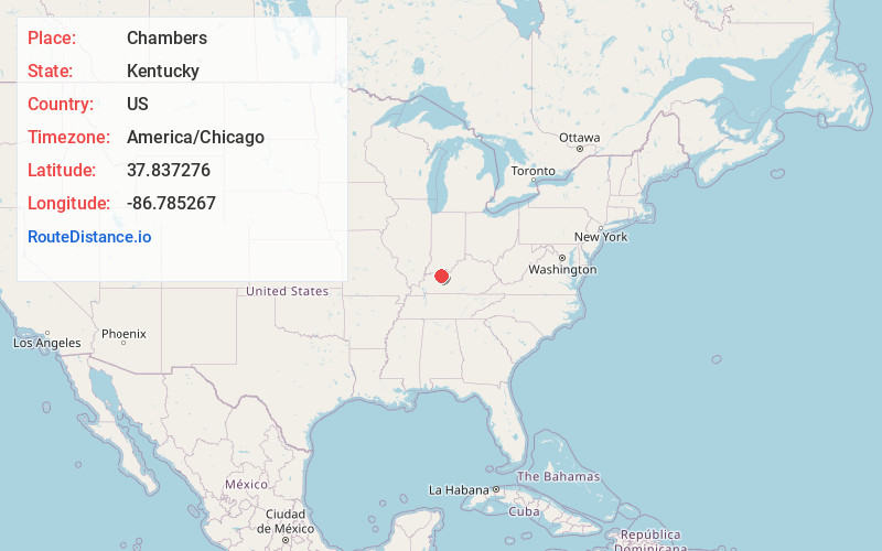 Map of Chambers
