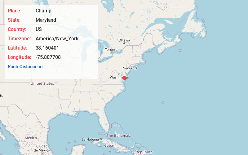 Map of Champ
