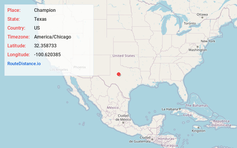 Map of Champion