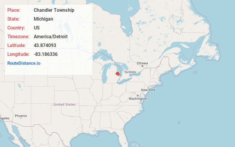 Map of Chandler Township
