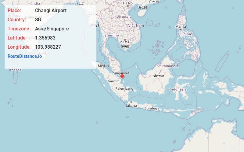 Map of Changi Airport