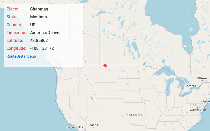 Map of Chapman