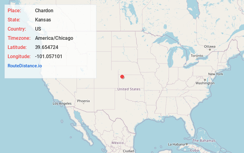 Map of Chardon