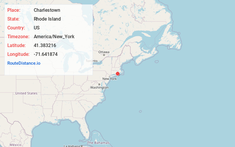 Map of Charlestown