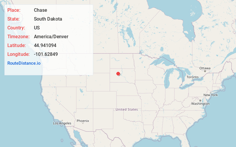 Map of Chase