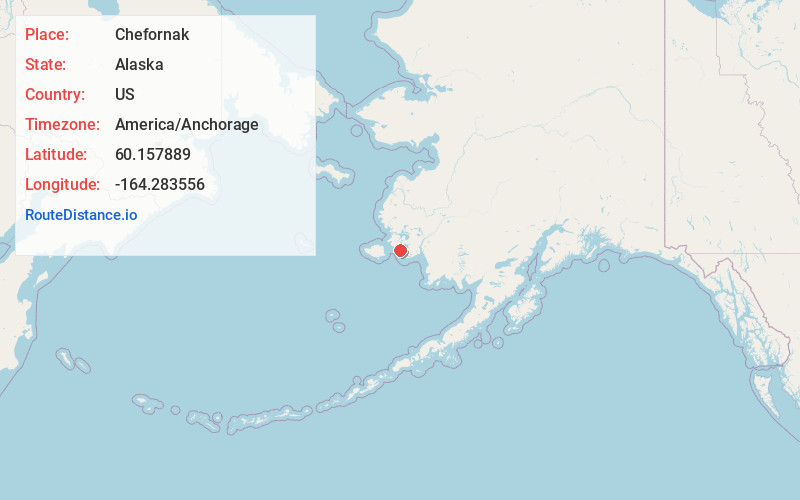 Map of Chefornak