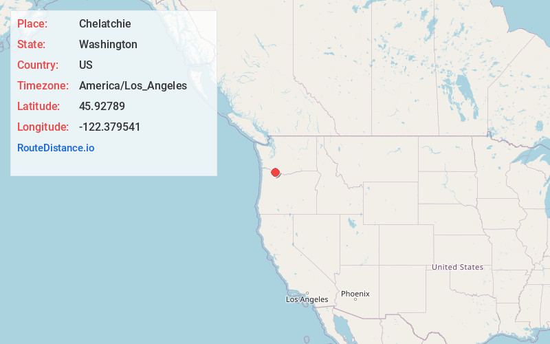 Map of Chelatchie