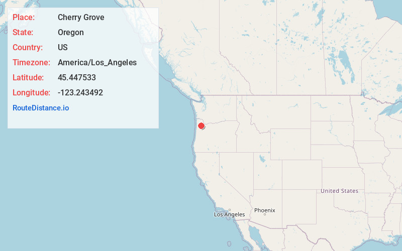 Map of Cherry Grove