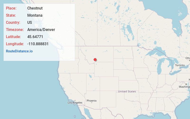 Map of Chestnut