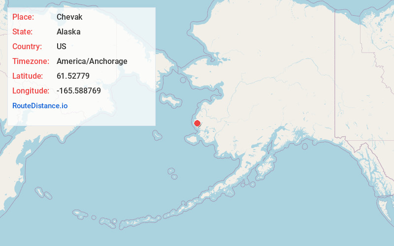 Map of Chevak