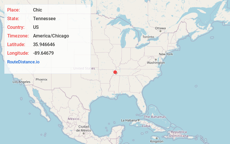 Map of Chic