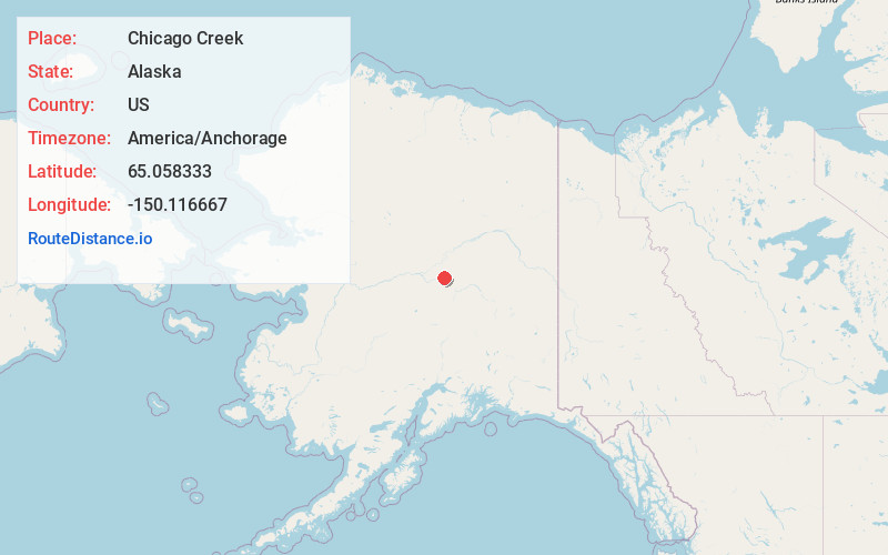 Map of Chicago Creek