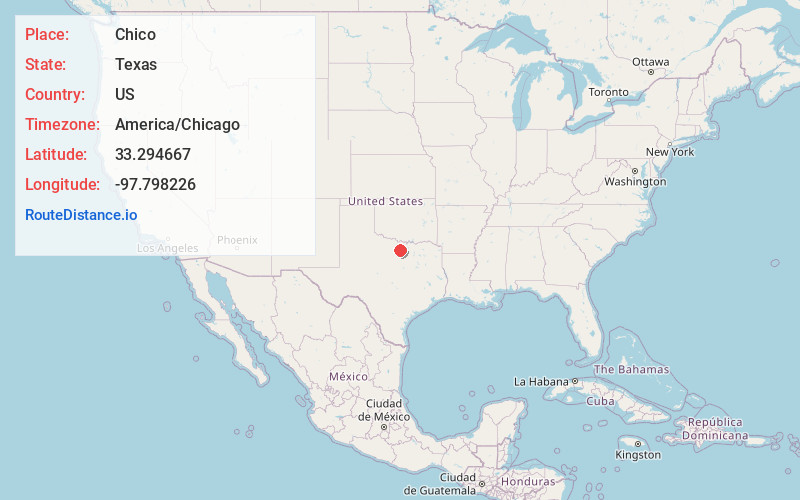 Map of Chico