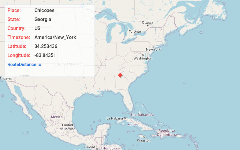 Map of Chicopee