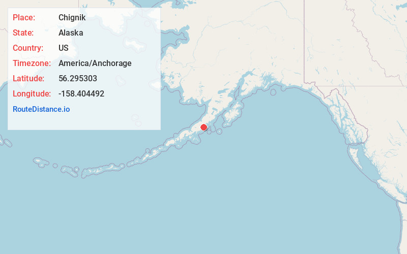 Map of Chignik