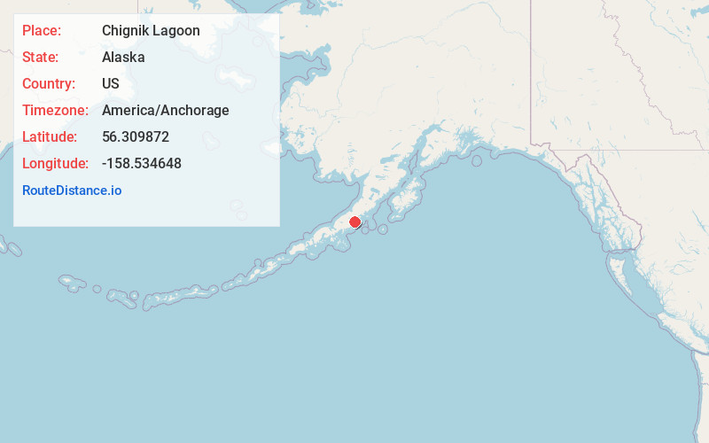 Map of Chignik Lagoon