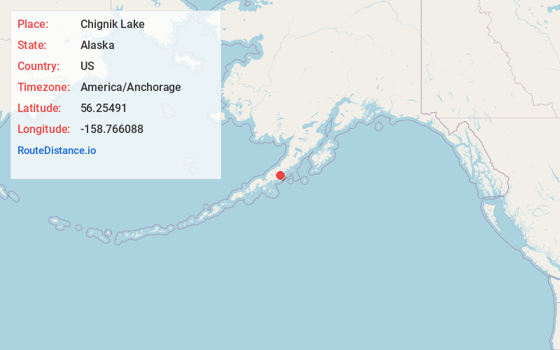 Map of Chignik Lake