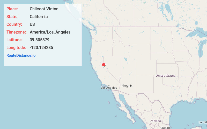Map of Chilcoot-Vinton