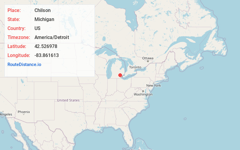 Map of Chilson