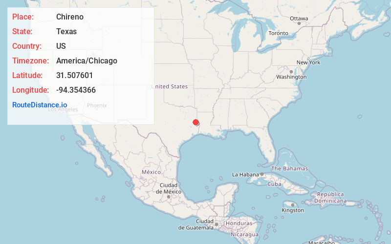 Map of Chireno
