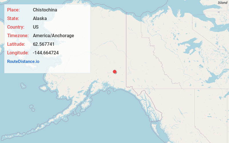 Map of Chistochina
