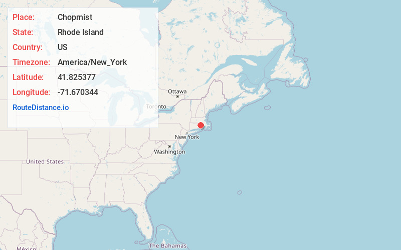 Map of Chopmist