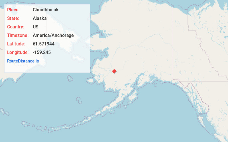 Map of Chuathbaluk