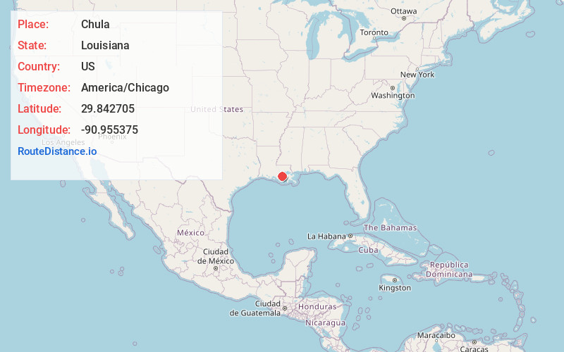 Map of Chula