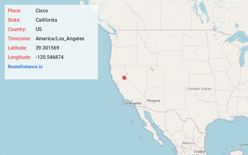 Map of Cisco