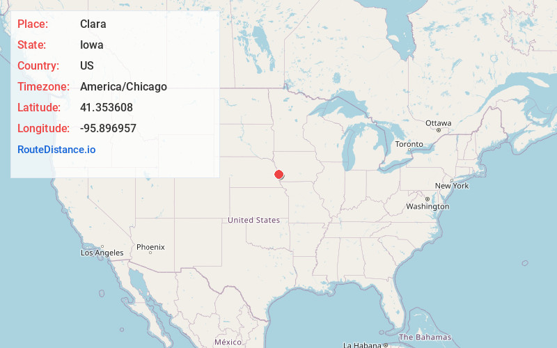 Map of Clara