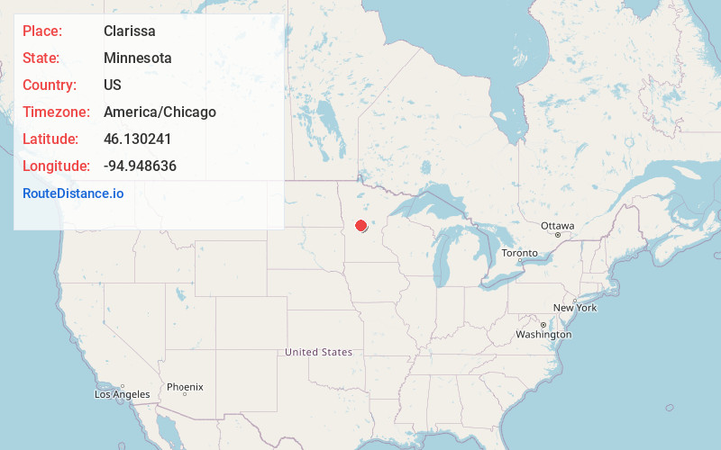 Map of Clarissa