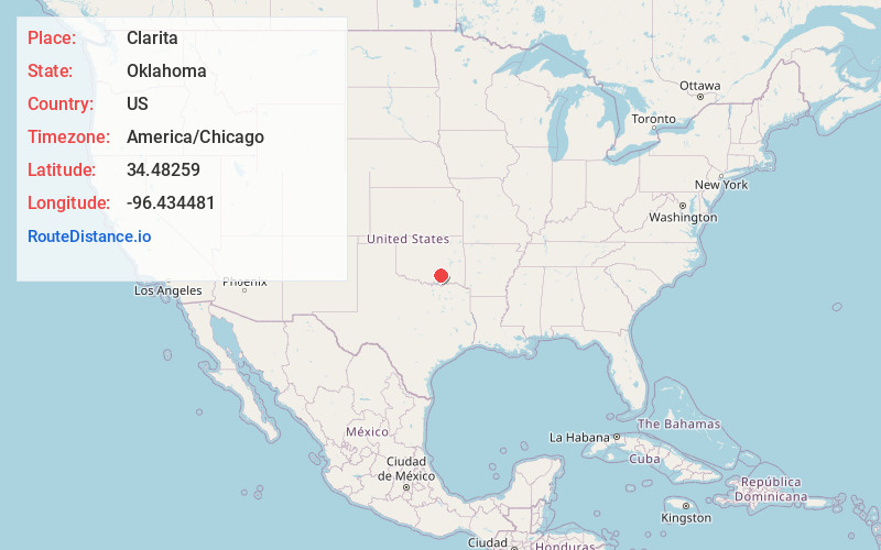 Map of Clarita