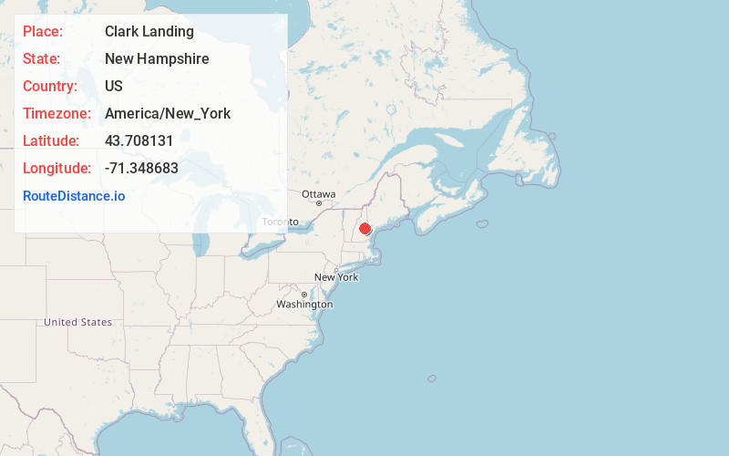 Map of Clark Landing