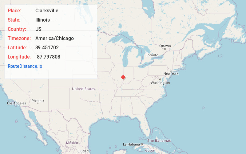 Map of Clarksville