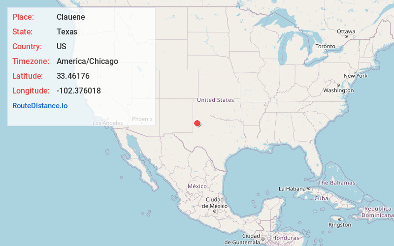 Map of Clauene
