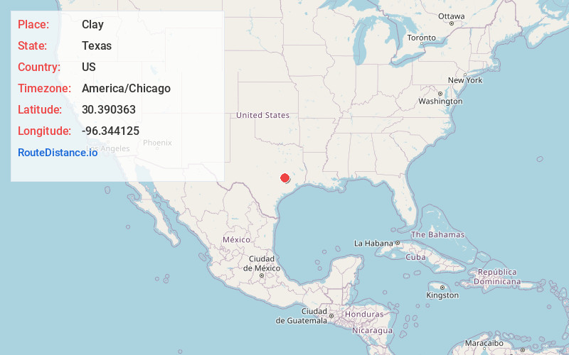Map of Clay