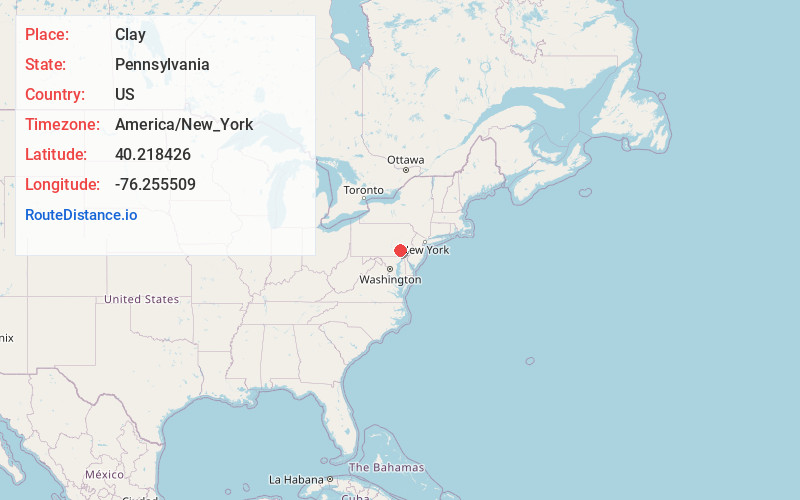 Map of Clay