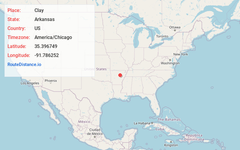 Map of Clay