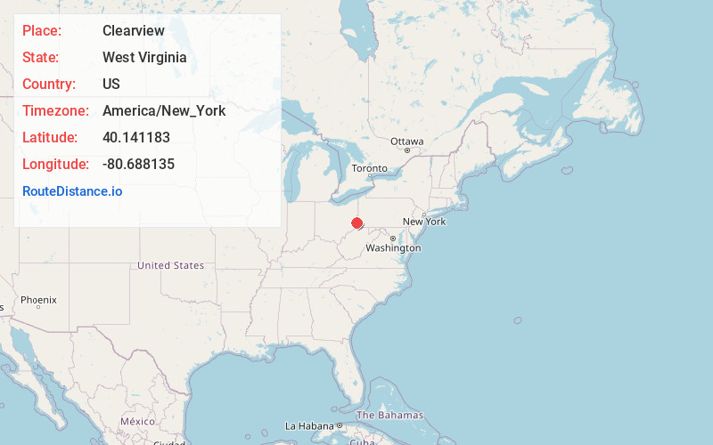Map of Clearview