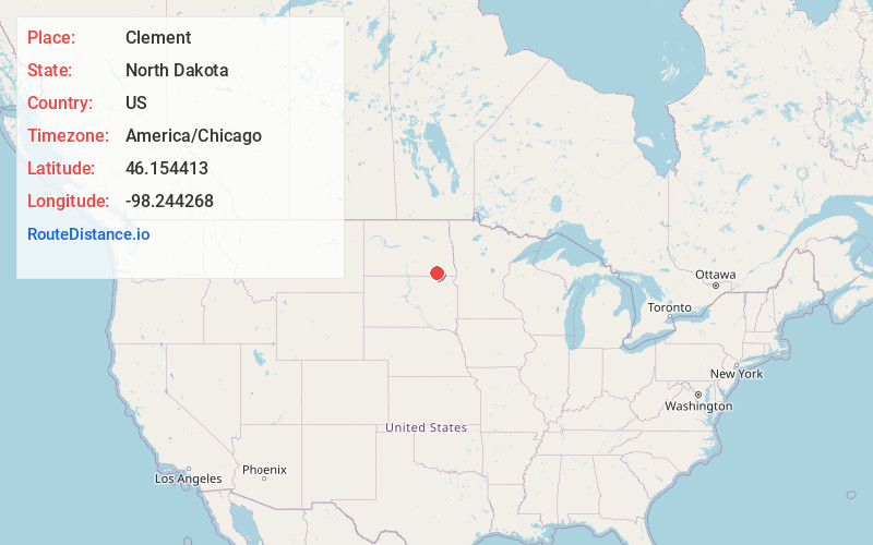 Map of Clement